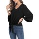 thumbnail image 3 of Txlixc Blusa de color sólido para mujeres Txlixc moda, 3 of 6