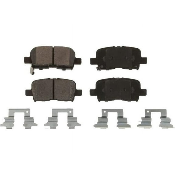 Rear Brake Pad Set - Compatible with 2001 - 2006 Acura MDX 2002 2003 2004 2005