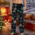thumbnail image 2 of Yuncity Christmas Pajama Pants Men Xmas Casual Print Pants With Drawstring Holiday Comfort Relaxation Homewear Bottoms Gold Xl, 2 of 4