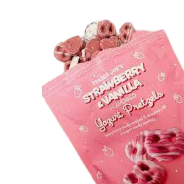 10 Pack of Trader Joe's Strawberry Vanilla Yogurt Pretzels | 7 Oz