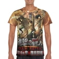 thumbnail image 5 of Camiseta retro de Wings of Liberty Attack on Titan para hombre y mujer, camisetas de manga corta de algodón con cuello redondo de verano, ropa, camisetas, 5 of 5