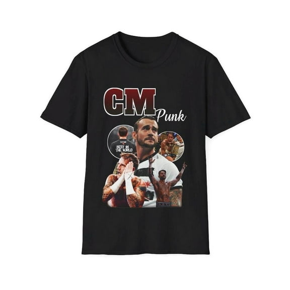 WWE CM Punk 90s Vintage Bootleg T-shirt