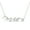 White, variant on Mrs. Pendant Necklace 18K White Gold over 925 Sterling Silver | Everyday Jewelry for Women, Birthday Gift for Her