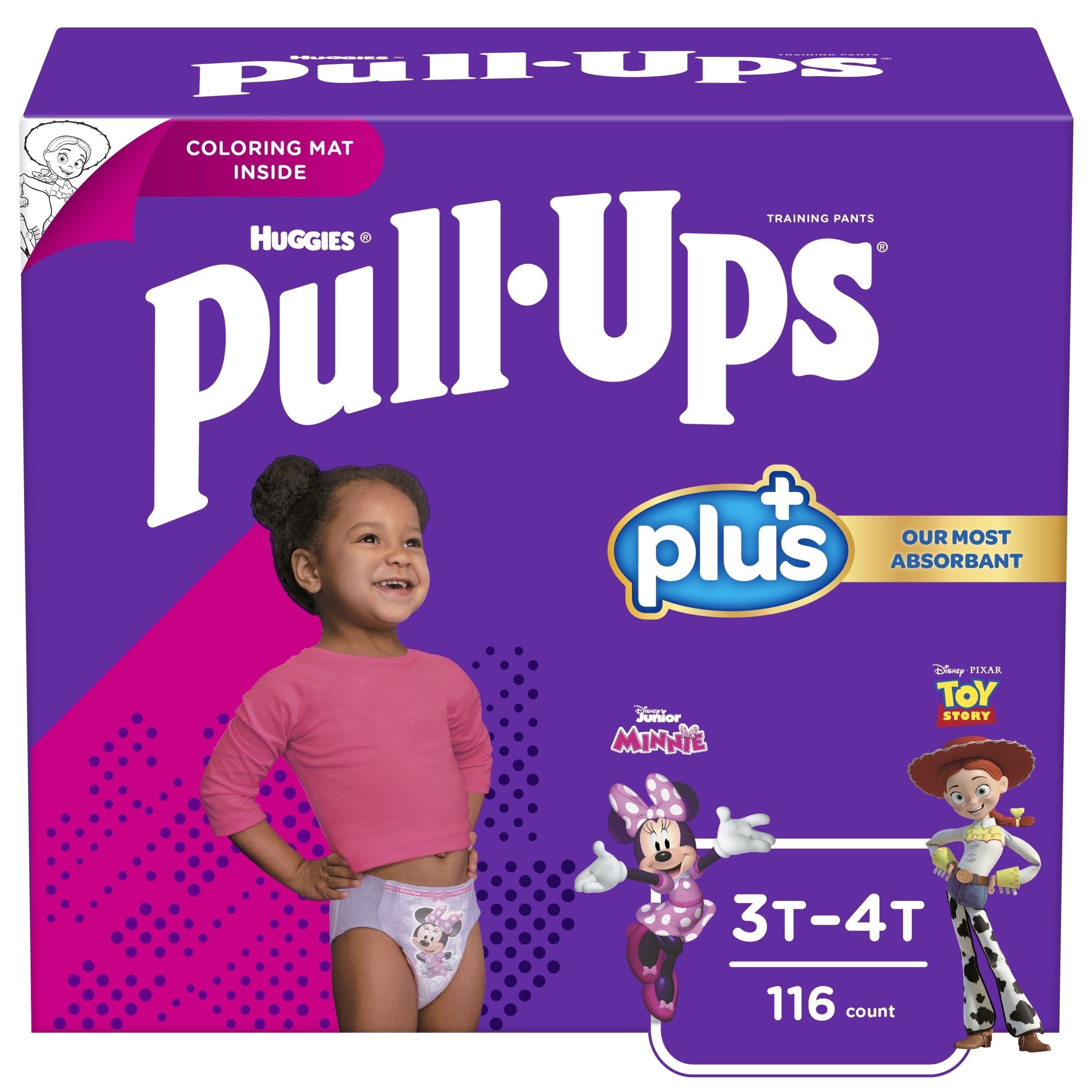 Baby Cotton Training Pants 4 Pack Padded Toddler Potty Training Underwear for Girls 12M-4T B, 4T