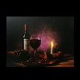 thumbnail image 2 of Northlight Valentine's Day 11.75" x 15.75" Prelit LED Flickering Wine, Fruit and Candle Canvas Wall, 2 of 3