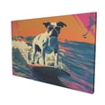 thumbnail image 3 of 16x24 inch Canvas For Painting Poster Surfing Puppy Bathroom Decor,Indoor Bathroom,Bedroom,Man Cave,Study Decorative Prints,Gift For Surfing Lovers & Dog Master,Exquisite Surfing Dog Posters, 3 of 6