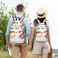 thumbnail image 4 of Disketp 2025 New Year'S print Canvas Backpack Lightweight Travel Daypack Student Rucksack Laptop Backpack-Small, 4 of 5
