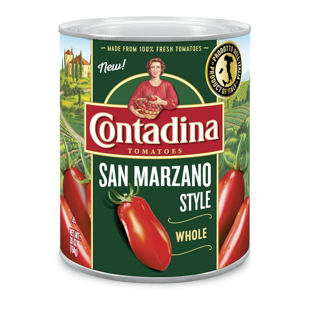 (1 Can) Contadina San Marzano Style Whole Tomatoes, 28 oz. Can