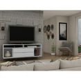 thumbnail image 3 of Manhattan Comfort Rockefeller Wood TV Stand for TVs up to 60" in White, 3 of 10