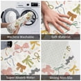 thumbnail image 3 of Rateoe Colorful Bow Knots1 Pattern Flannel Door Mat Indoor Outdoor Entrance, Waterproof All-Weather Doormat,Fade Resistant, Low Profile Entryway Mat 16x24in, 3 of 7