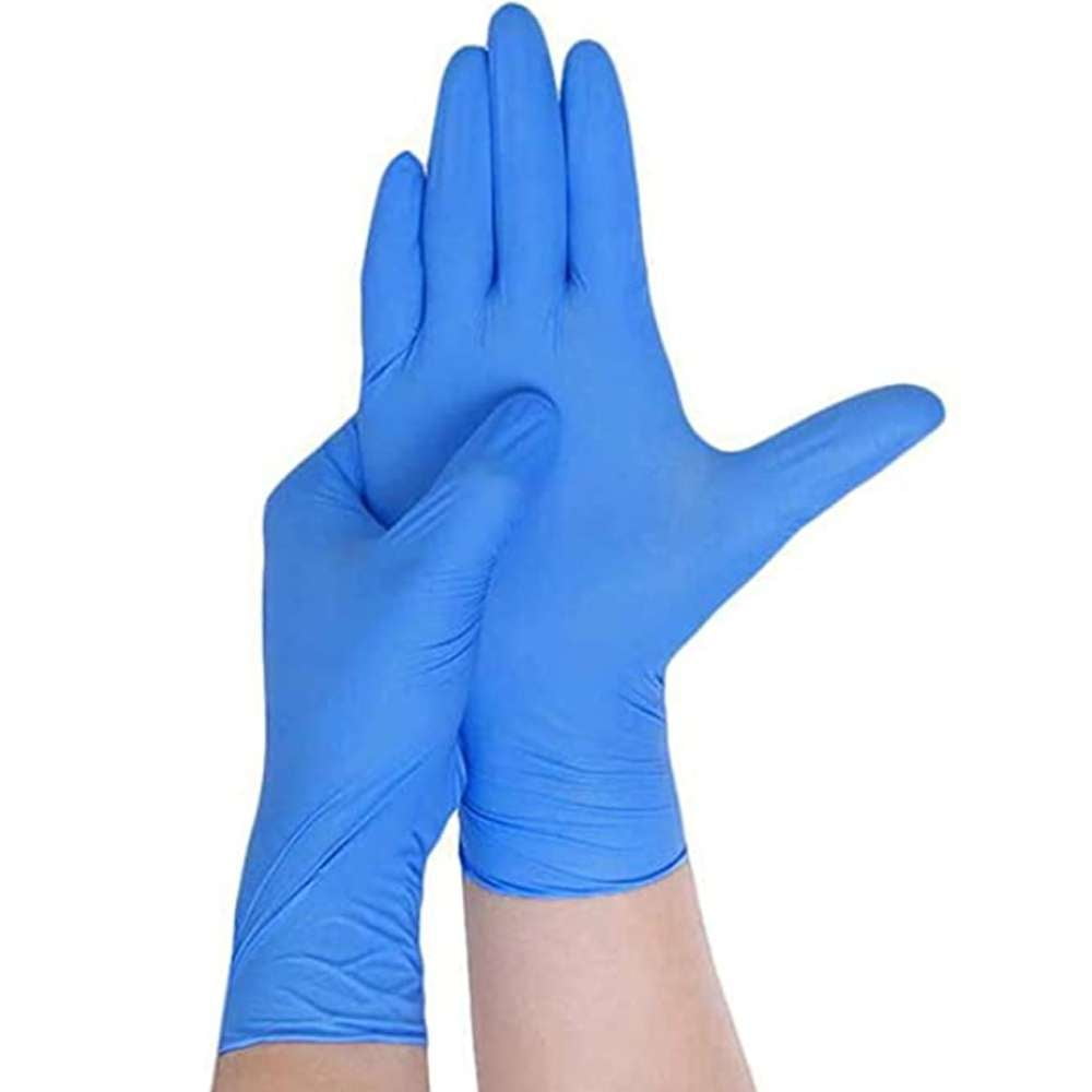 Eppco Nitrile Vinyl Blend Gloves Blue 5mil Case of 10 Boxes XL