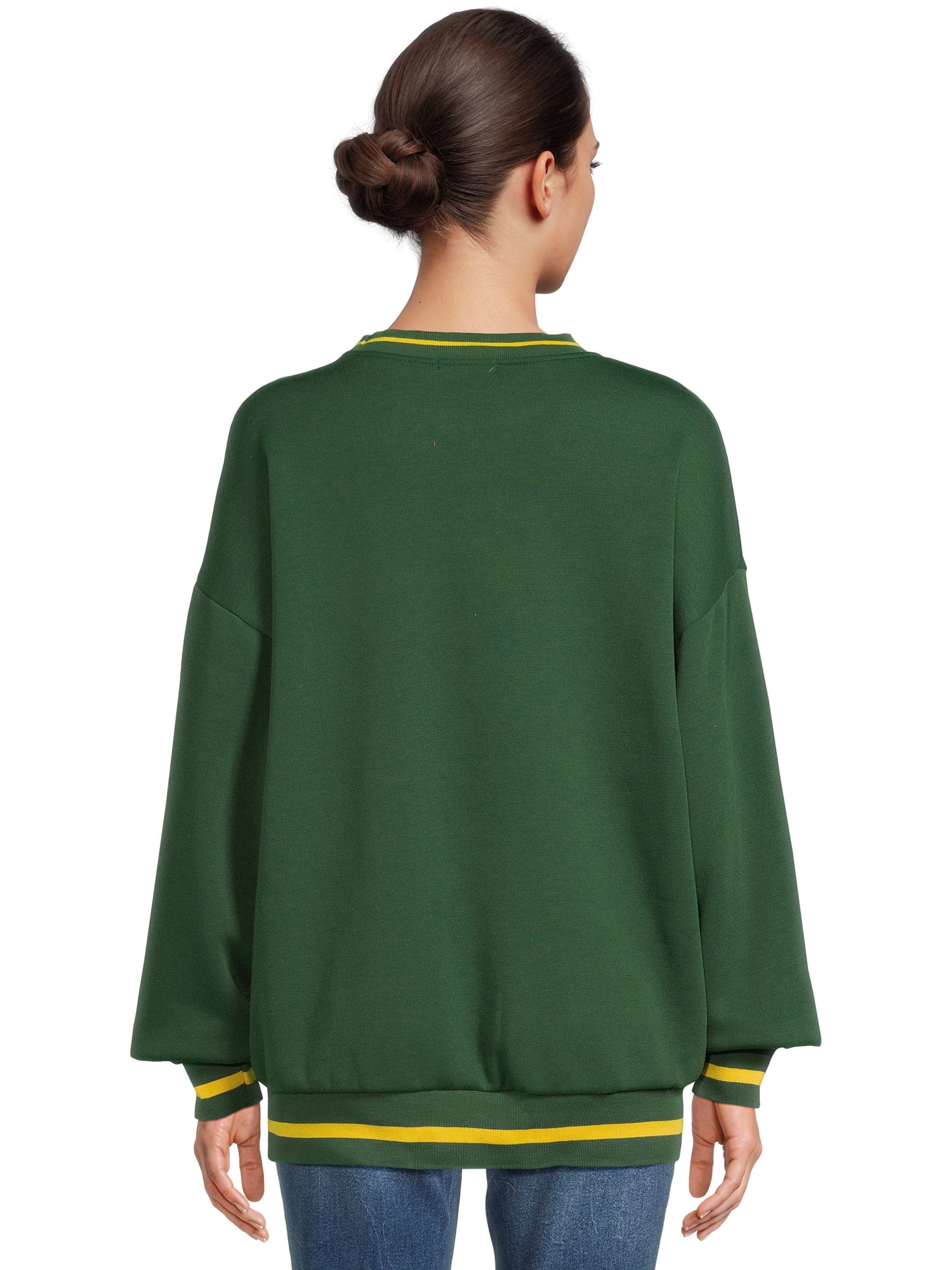 Liv & Lottie Women's Juniors Vintage Varsity Crewneck Sweatshirt
