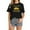 Black, variant on Taco Fitness Funny Food Fashionable Women's Casual Tee-Shirt - Graphic Short Sleeve Top
