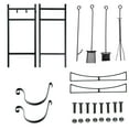thumbnail image 3 of Patiojoy 30" Firewood Rack with Tool Set 30" Fireplace Log Holder for Indoor&Outdoor Wood Stacker Lumbar Storage Organizer, 3 of 8