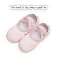 thumbnail image 7 of Stelle Ballet Slippers Cancas Leather Soles Ballerina Dance Shoes Flats for Girls,Pink, 7 of 7