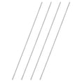 thumbnail image 1 of Uxcell 4Pcs Varilla Completamente Roscada, M2 x 0.4mm Paso 304 Acero Inoxidable, 200mm/8", 1 of 6