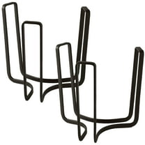 2 Pack Cabinet Organizer for Plates & Bowls – Heavy-Duty Metal Dish Rack, Space-Saving Non-Slip Shelf for Kitchen Storage (Black)