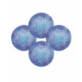 thumbnail image 7 of 15 Inch Round Placemats Set of 4, Boho Flowers Non Slip Heat Insulation PP Table Mats, Blue Floral Bohemian Vintage Country Washable Place Mats for Kitchen Dining Party Table Decor, 7 of 7
