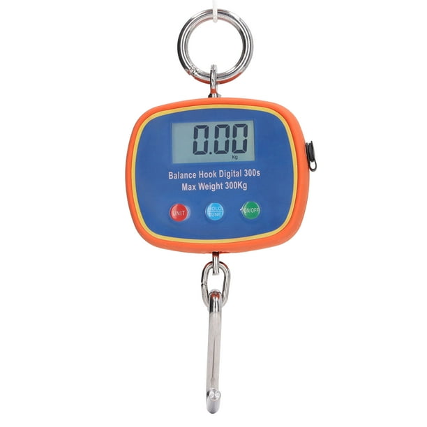Estink 300kg/600lb Digital Hanging Scale, Accurate Portable Heavy Duty Crane Scale With Hooks, Led Display Hanging Weight Scale For Luggage Weight Sui