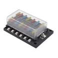 thumbnail image 3 of Tignapoo 12-Circuit Blade Fuse Box with LED Indicators, Rotatable Cover, and Waterproof Design for RV, Marine, and Automotive Use, 3 of 6