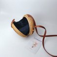 thumbnail image 2 of Sonducket Bolso de paja moderno y práctico, ligero y portátil para mujer, bolsos de paja Bolsas de mensajero y de hombro Como se muestra 18*7cm, 2 of 6