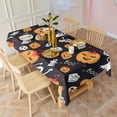 thumbnail image 3 of Classic Halloween Icons Pattern Rectangle Tablecloth 60"x120",Waterproof Polyester Rectangle Table Cloth, Wipeable Spillproof Polyester Tablecloth for Dining, Camping, Indoor and Outdoor, 3 of 6