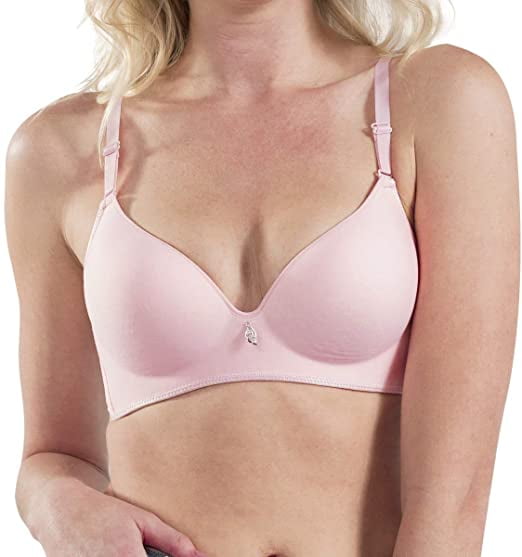 SO NWT Soft Lift Wire-Free Bra Size 32B Color Gray/Pink