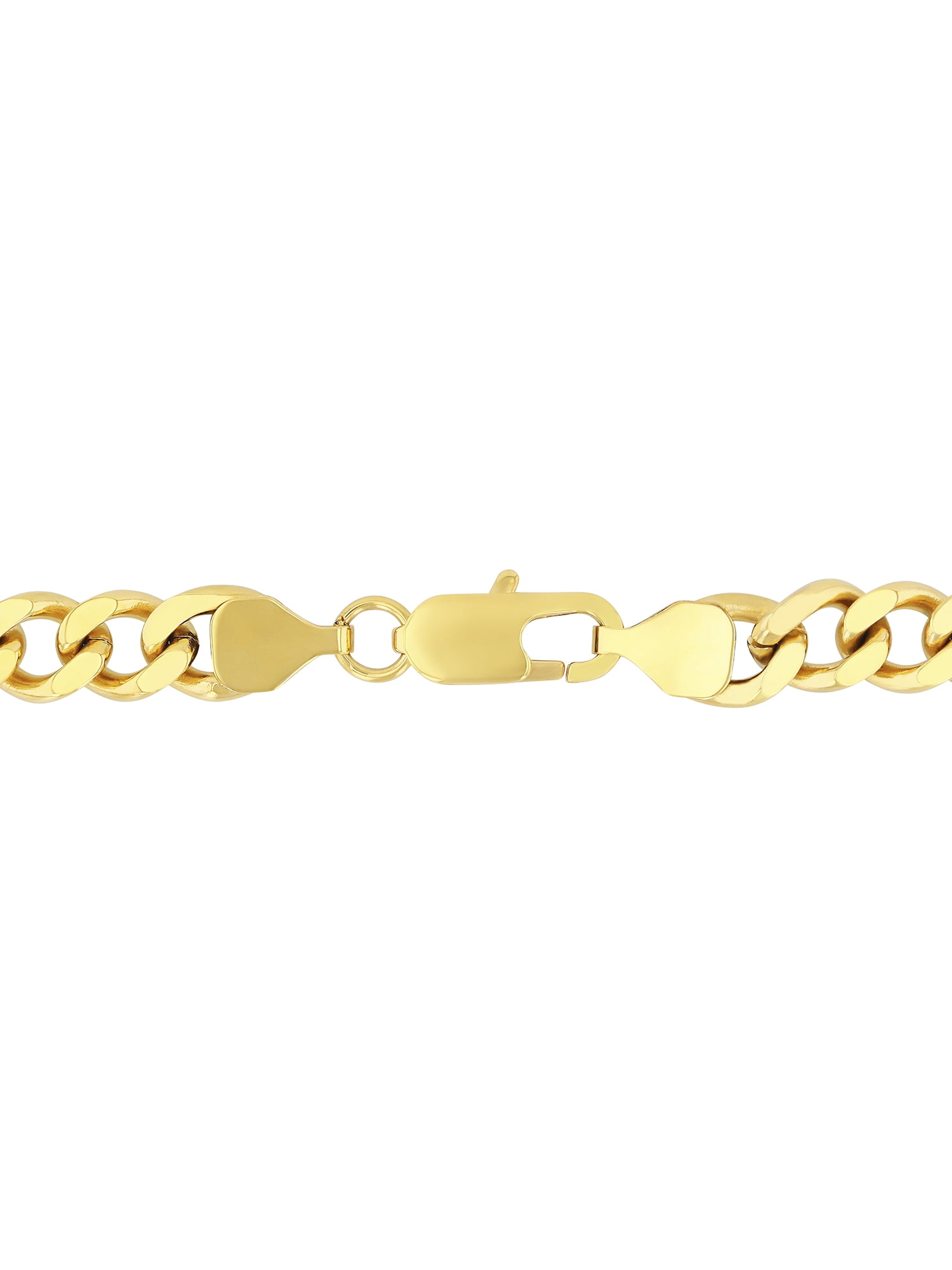 Men's Stainless Steel Yellow Finish Curb Chain - Believe by Brilliance