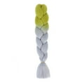 thumbnail image 1 of Nvzi Extensiones de cabello trenzado de ganchillo, 3 piezas, 23.6 pulgadas de largo, resistentes al calor, trenzadas de ganchillo, preestiradas, sin nudos, para peinado DIY, B170, 1 of 4