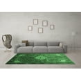 thumbnail image 3 of Ahgly Company Machine Washable Indoor Rectangle Persian Emerald Green Traditional Area Rugs, 8' x 12', 3 of 4