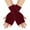 04#Wine, variant on Fingerless Gloves Women Man Stretchy Knitted Gloves Thumb Hole Mittens Wrist Length Arm Warmers Red