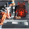 thumbnail image 3 of Estudiante Mochila Infantil Spider-man Con Estuche Lápices Negro Poliéster, 3 of 4