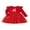 Red, variant on Baby Girl Christmas Tulle Dress Elk Round Neck Long Sleeve Dress Star Sequins Headband Outfit