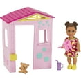 thumbnail image 2 of Barbie Accessories, Skipper Babysitters Inc Set with Small Doll, Pink Playhouse & Accessories, 2 of 5