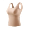thumbnail image 5 of SwiftWear Women's Seamless Built-In Bra Tank Top Wide Strap Breathable Summer Cami with Slimming Fit Basic Layering Comfort, 5 of 5