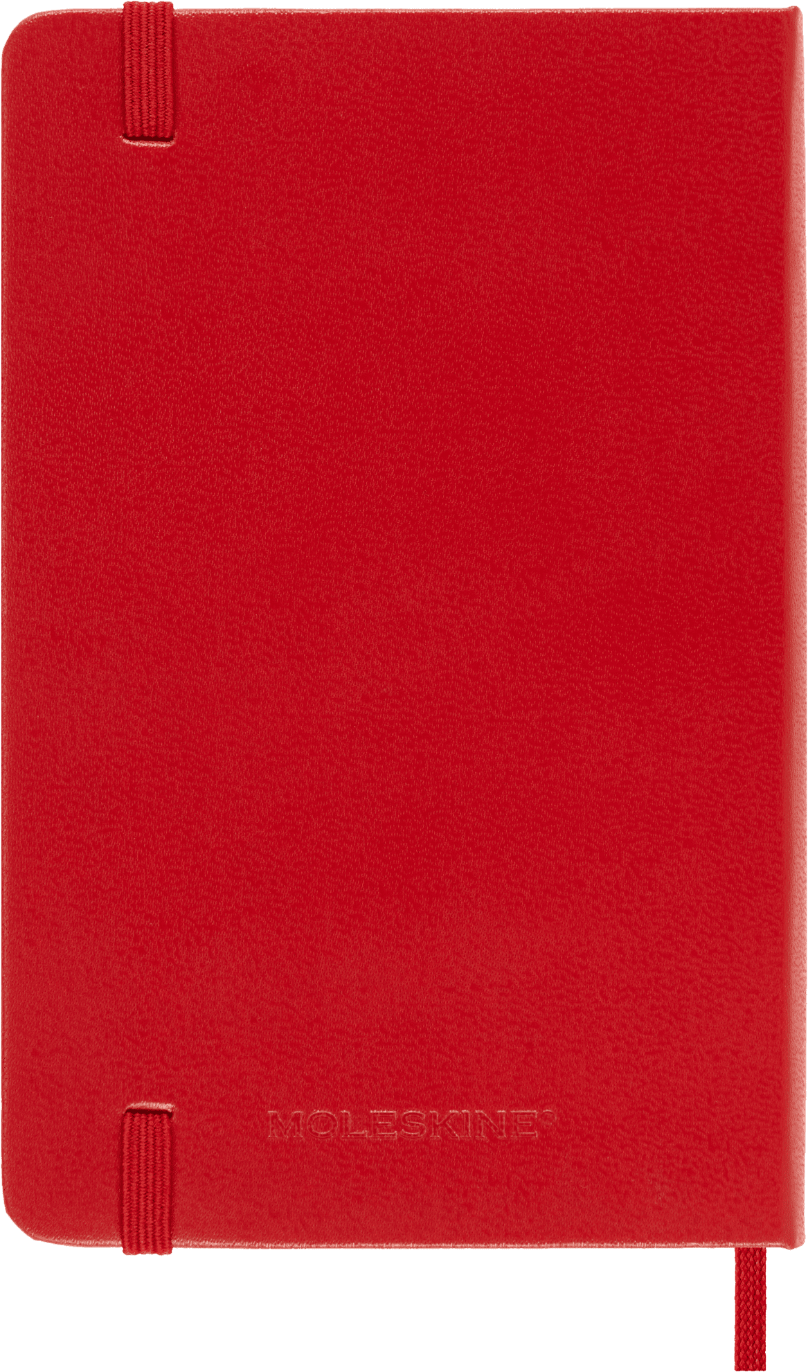 Moleskine Classic 12 Month 2025 Weekly Planner, Hard Cover, Pocket (3.5" x 5.5"), Scarlet Red, 144 Pages