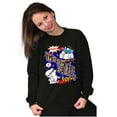 thumbnail image 4 of Airbrushed Tootsie Roll Pop Crunch Unisex Plus Size Sweatshirt Brisco Brands 2X, 4 of 5