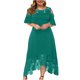 thumbnail image 1 of Vestido Seaxy de manga corta con estampado de verano y cuello redondo informal a la moda para mujer Fridja  bnh3282, 1 of 7