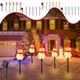 thumbnail image 1 of Luces Solares Led Navideñas con Forma de Muñeco de Nieve, Luces con Enchufe de Tierra, Decoración Navideña, Luces Decorativas para Exteriores, Jardín, Patio, Césped, Una Sola Pasada., 1 of 7