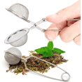 thumbnail image 2 of 3-piece tea tongs, stainless steel tea strainer, tea cup set, special tea set for tea fans, 4.5 cm tea strainer, 2 of 6