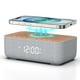 thumbnail image 1 of Radio despertador REACHER, cargador magnético inalámbrico para iPhone de carga rápida, despertador con carga inalámbrica, altavoz Bluetooth, radio FM, dormitorio, mesita de noche, escritorio, 1 of 7