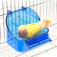 thumbnail image 3 of Methold Cuenco de baño para pájaros PP, caja fuerte y materiales para amigos emplumados, comedero para pájaros, jaula para pájaros al aire Suministros de alimentación y agua para mascotas, 3 of 6