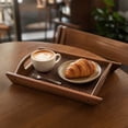 thumbnail image 2 of TACILIP Home Decor, 1PC Wooden Tray Platter For Living Room Coffee Tables Suitable For Snacks Fruit And General Storage Or Organization, Gifts for Him, 2 of 7