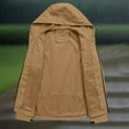 thumbnail image 3 of fheaev Rain Jackets for Women Spring Winter Waterproof Hooded Pocket Zipper Jacket Outdoor Mountaineering Clothing Sports Raincoats with Pocket for Outdoor Hiking, 3 of 8