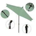 thumbnail image 2 of Sunset Series Patio Market Umbrella in Pacifica with Aluminum Pole Aluminum Ribs Auto Tilt Crank Lift, 2 of 5