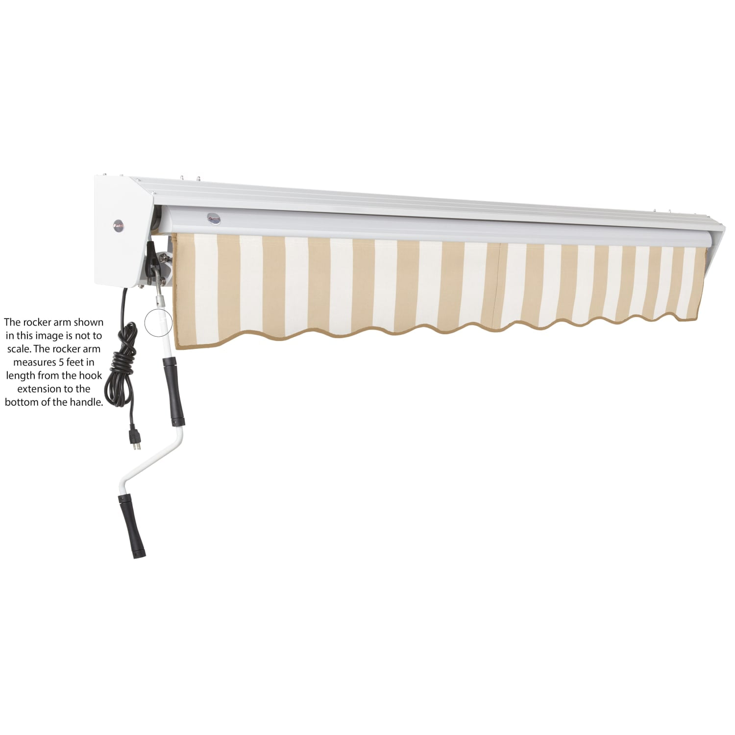Awntech Destin with Hood Manual Retractable Awning