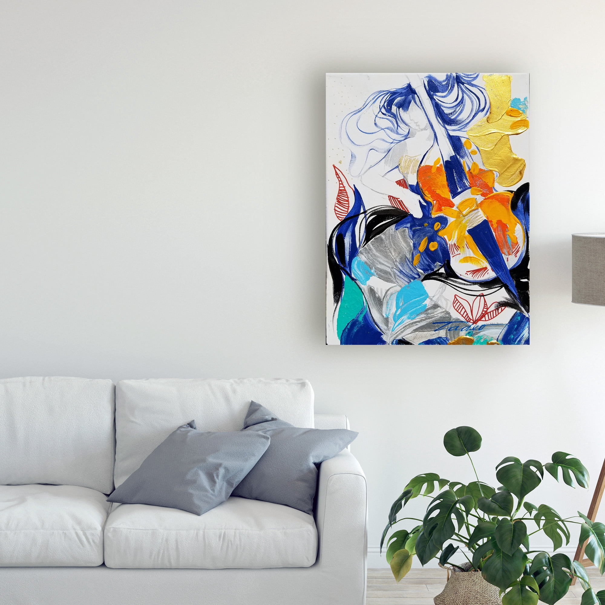 Trademark Fine Art 'Viola Lesson' Canvas Art by Tadeo Zavaleta