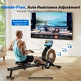 thumbnail image 4 of MERACH Self-Powered Rowing Machine, Magnetic Rower for Home Use, 16 Levels of Quiet Resistance, Dual Slide Rail, App Compatible, 350lb Weight Capacity, 4 of 11