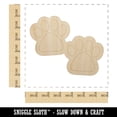 thumbnail image 2 of Paw Prints Pair Dog Cat Wood Shape Unfinished Piece Cutout Craft DIY Projects - 6.25 Inch Size - 1/8 Inch Thick, 2 of 7