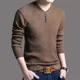 thumbnail image 2 of Suéteres de punto finos de manga larga para hombre, jersey informal de diseñador Y2k de alta calidad para hombre, prendas de punto de estilo coreano para otoño e invierno, 2 of 5